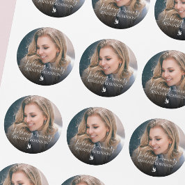 Adesivo Minimalistic In Loving Memory Photo