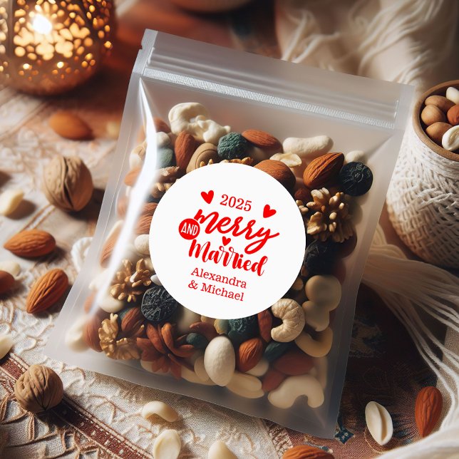 Adesivo Minimialist Merry and Married  (Criador carregado)