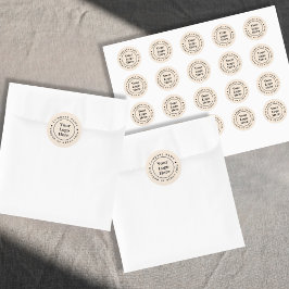 Adesivo Mínimo bege simples