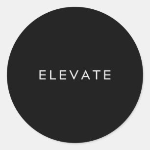 Adesivo Mínimo de Inspiração Elevada de Cotação Motivacion