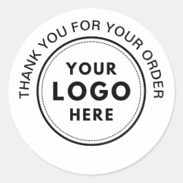 Adesivo Mínimo de Logotipos - Obrigado