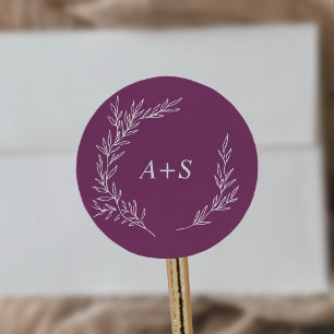 Adesivo Mínimo de selagem de envelopes de monograma com Be