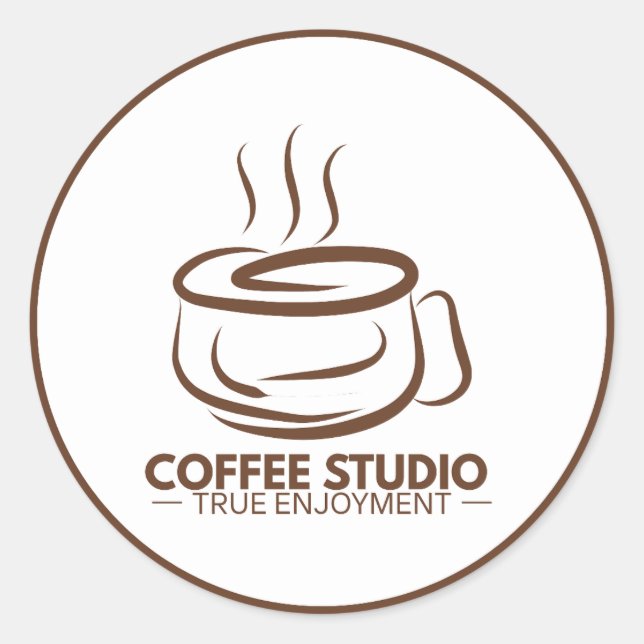Adesivo Mínimo | expresse-se como um espresso | amante de  (Frente)