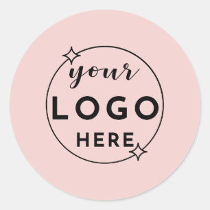 Adesivo Mínimo - Logotipo de empresa personalizado - Cor-d