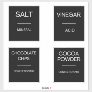 Adesivo Mínimos modernos Rótulos de Armazenamento de Pavim