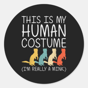 Adesivo Mink Halloween Fácil Roupa Humana Fácil