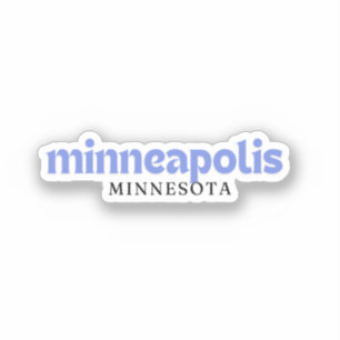 Adesivo Minneapolis Minnesota
