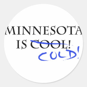 Adesivo Minnesota é Legal e frio!