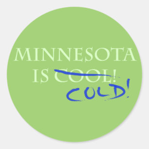 Adesivo Minnesota é Legal e frio!