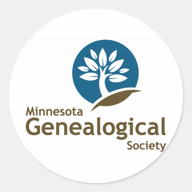 Adesivo Minnesota Genealogical Society (Frente)
