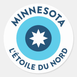 Adesivo Minnesota - L'Étoile Du Nord