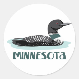 Adesivo Minnesota Loon