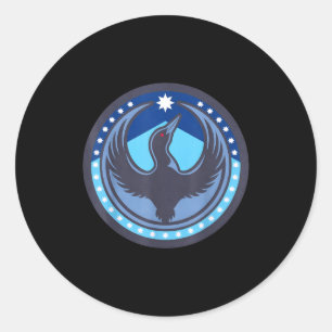 Adesivo Minnesota rebel loon nova bandeira do estado mn