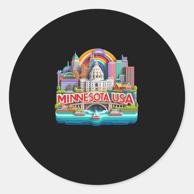 Adesivo Minnesota Sticker (Frente)