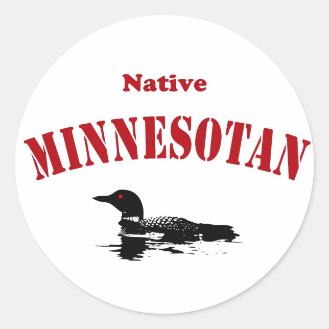 Adesivo Minnesotano nativo (Frente)