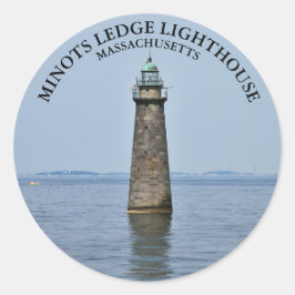 Adesivo Minots Ledge Lighthouse de Massachusetts Stickers