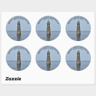 Adesivo Minots Ledge Lighthouse de Massachusetts Stickers