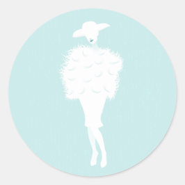Adesivo Mint Chic Fashion Lady Sticker