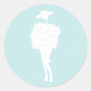 Adesivo Mint Chic Fashion Lady Sticker