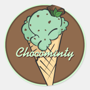 Adesivo Mint Choco-Chip Icecream Sticker
