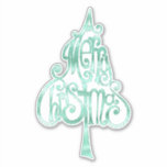 Adesivo Mint Green Glam Christmas<br><div class="desc">Mint Green Glam Christmas</div>