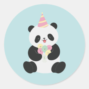 Adesivo Mint & Pink - design de Panda