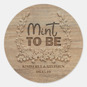 Adesivo Mint To Be Wedding