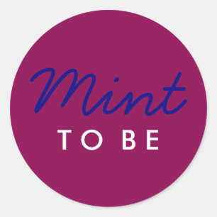 Adesivo Mint to Be Welcome Bag or Favor Sticker
