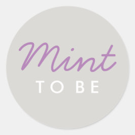 Adesivo Mint to Be Welcome Bag or Favor Sticker