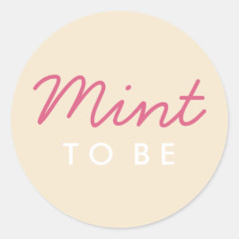 Adesivo Mint to Be Welcome Bag or Favor Sticker