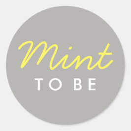 Adesivo Mint to Be Welcome Bag or Favor Sticker