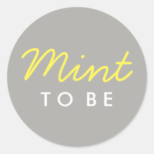 Adesivo Mint to Be Welcome Bag or Favor Sticker