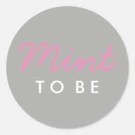 Adesivo Mint to Be Welcome Bag or Favor Sticker