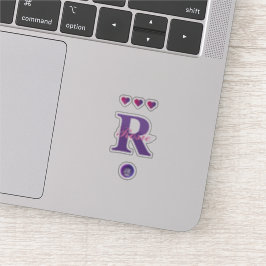 Adesivo Minúscula vinil Stickers Monograma JK 2022