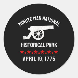 Adesivo Minute Man National Historical Park Revolucionario