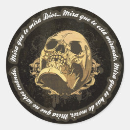 Adesivo Mira que te mira dios