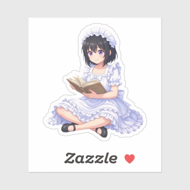 Adesivo Mirabella Reading – Cute Character Sticker (Folha)