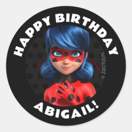 Adesivo Miraculoso Ladybug Birthday