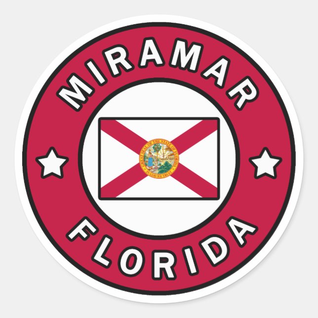 Adesivo Miramar Florida (Frente)
