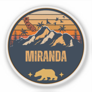 Adesivo Miranda, Califórnia