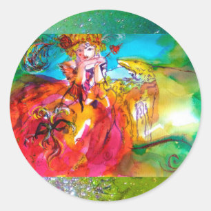 Adesivo MIRANDOLINA, rosa, amarelo do fúcsia