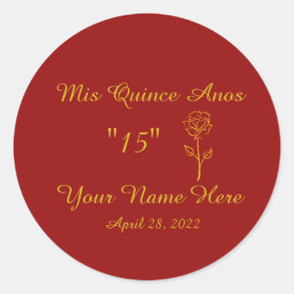 Adesivo Mis Quince Anos Stickers