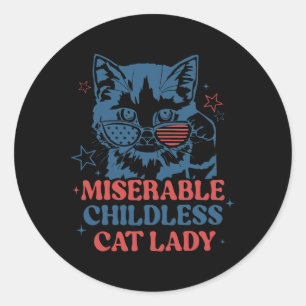 Adesivo Miseráveis Mulheres De Gato Para Kamala Harris 2