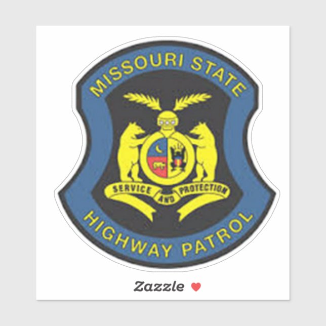 ADESIVO MISOURI STATE HIGHWAY PATROL (Folha)
