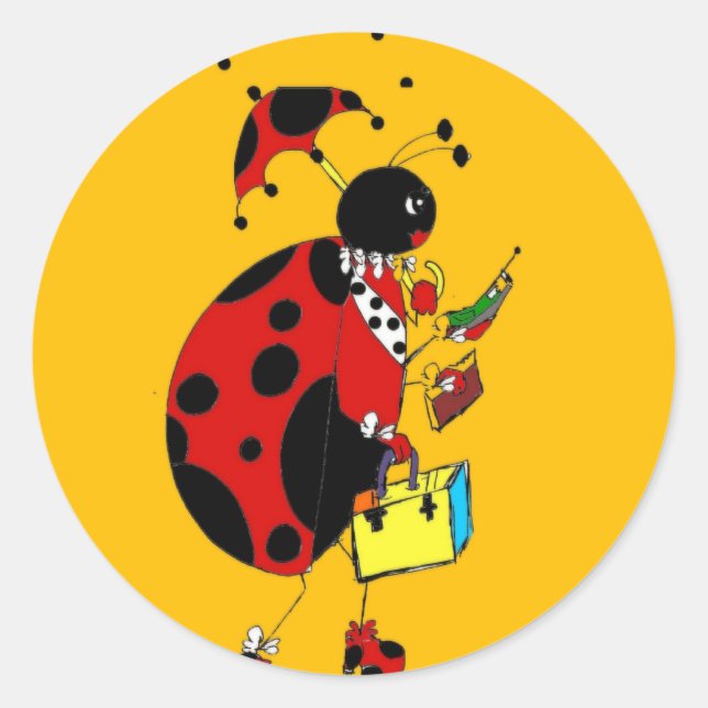 Adesivo Miss Ladybug (Frente)