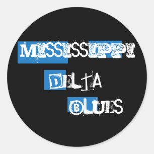 Adesivo Mississippi Delta Blues Sticker