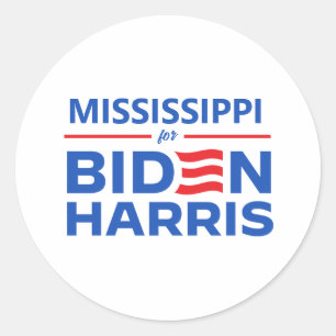 Adesivo Mississippi para Biden Harris