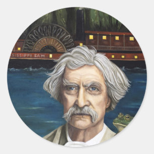 Adesivo Mississippi Sam Aka Mark Twain