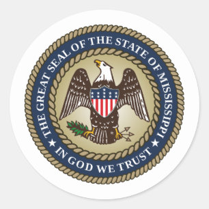Adesivo Mississippi Seal, Mississippi