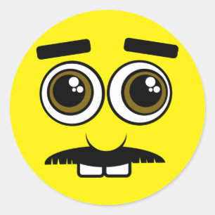 Adesivo Mister Cluless Emoji Face